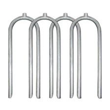 Trampoline Wind Stakes 4 Pack Galvanized Steel Sturdy Ground Anchors for Storms