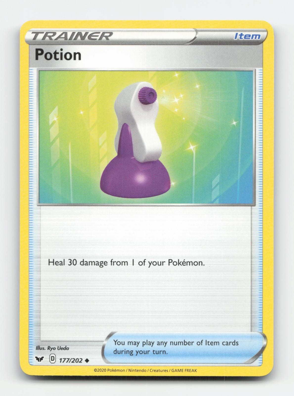 Potion 177/202 Uncommon Sword & Shield Pokemon Lightly Played