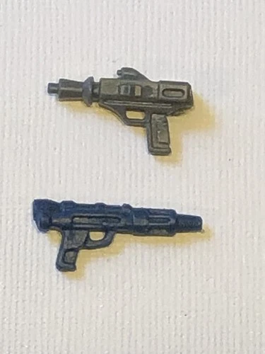 2 Vintage Star Wars Weapons Gray Pilot Blaster Tie Fighter Cloud Car Blue Bespin