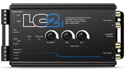 Convertidor de señal de altavoz a RCA 2 canales para amplificador y subwoofer
