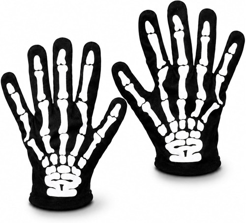 Skeleton Hands Gloves for Kids