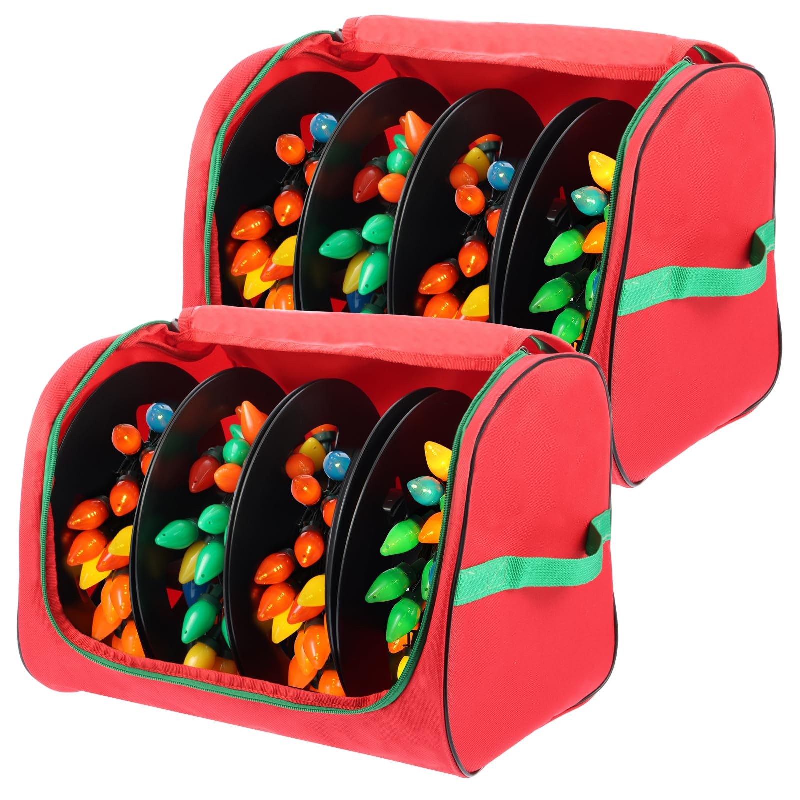 Christmas Light Storage Bag with Reels- Holds up to 750ft of