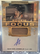 2024-25 Premier #PFR-SC Sam Colangelo Premier Focus Auto Patch Rookies Gold #/49