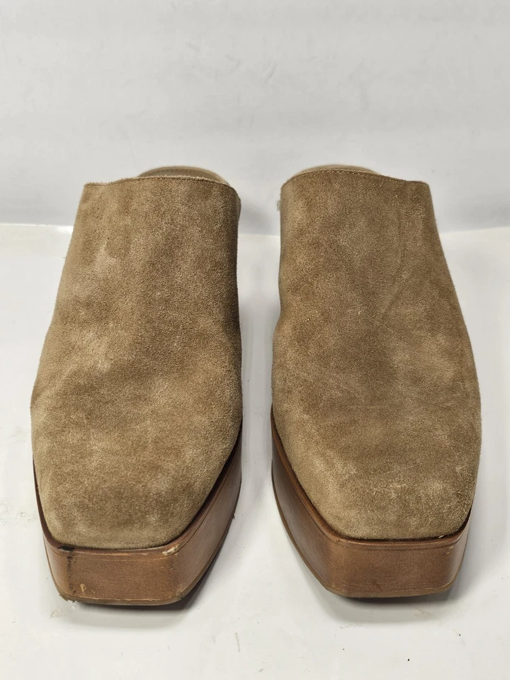 Vince Camuto Shoes Rimindel Suede Platform Mule Women's Size 11 clogs wood heel  - Image 4 of 4