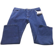 Wrangler Five Star Premium Regular Fit Flex Jeans Dark Wash 44x30 1096FXVMF