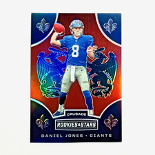 Daniel Jones #'d /75 - 2019 Panini R & S Red Prizm Crusade Rookie RC SP