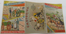 Great Castorine L. Frank Baum Advertising Folder trade card c.1884 Wizard of OZ