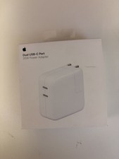 Genuine Apple 35W Dual USB Type-C Port Power Adapter MNWP3AM/A White