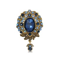 Kristall-Blumen-Brosche-Stifte Frauen-Blumen-Brosche-Elegantes Abzeichen-Sc1118