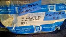 2 Nos Gm 1985-2000 6.2 6.5 Diesel Cylinder Head Bolts 14077193