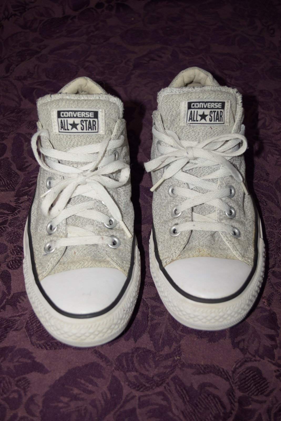 Converse Chuck Taylor All Star Low Top Blk/Wht Lace Up Womens 9 549700F Skate