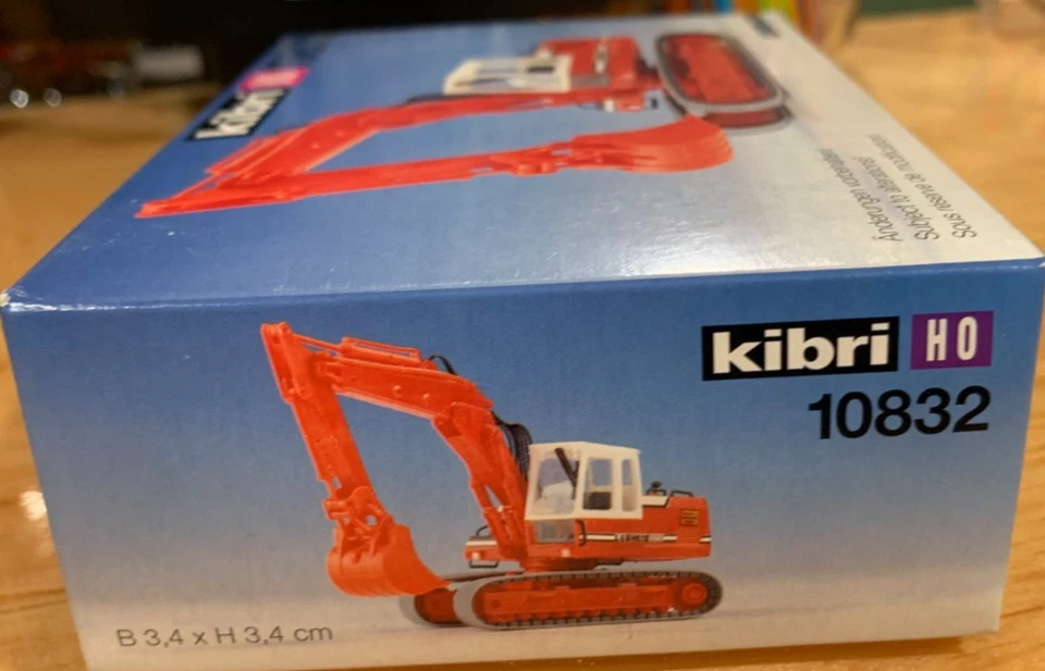 Rare Kibri HO #10832 Liebherr Excavator Model Kit Factory Sealed Box - Image 3 of 4