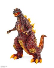 Mondo X Tanaka Studio GODZILLA - Burning Red Glow In the Dark Sofubi Figure