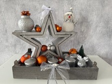 Adventskranz Weihnachten Adventsgesteck Holzkranz Weihnachtskranz beleuchtet