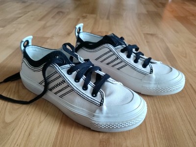 DIESEL Sneaker Modell S-Astico Low Lace in Canvas weiß, Gr. 37, US 7, wie neu