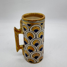 Cantagalli Italy - Rare Hispano-Moresque Islamic Majolica Ceramic Luster Cup Mug