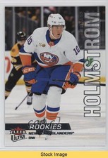 2022 Upper Deck Fleer Ultra Rookies Silver Foil Simon Holmstrom #238 READ 16d2