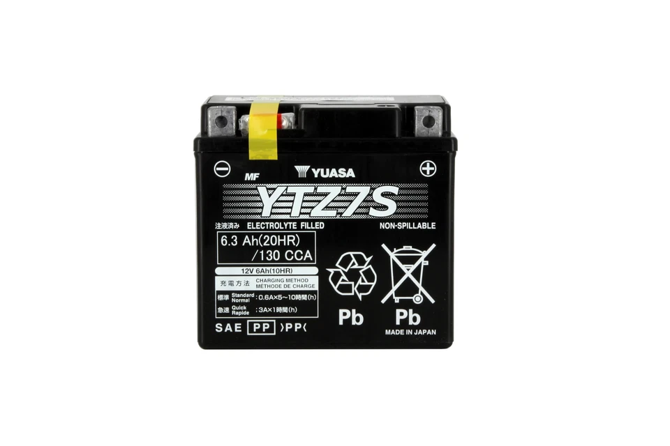 Batterie YUASA YTZ7-S SLA-AGM - Sans Entretien - Prête à l'Emploi - Photo 1/2