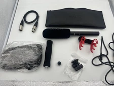 Movo X3-II 11" XLR Shotgun Mic for DSLR Camera - Supercardioid Boom Microphone