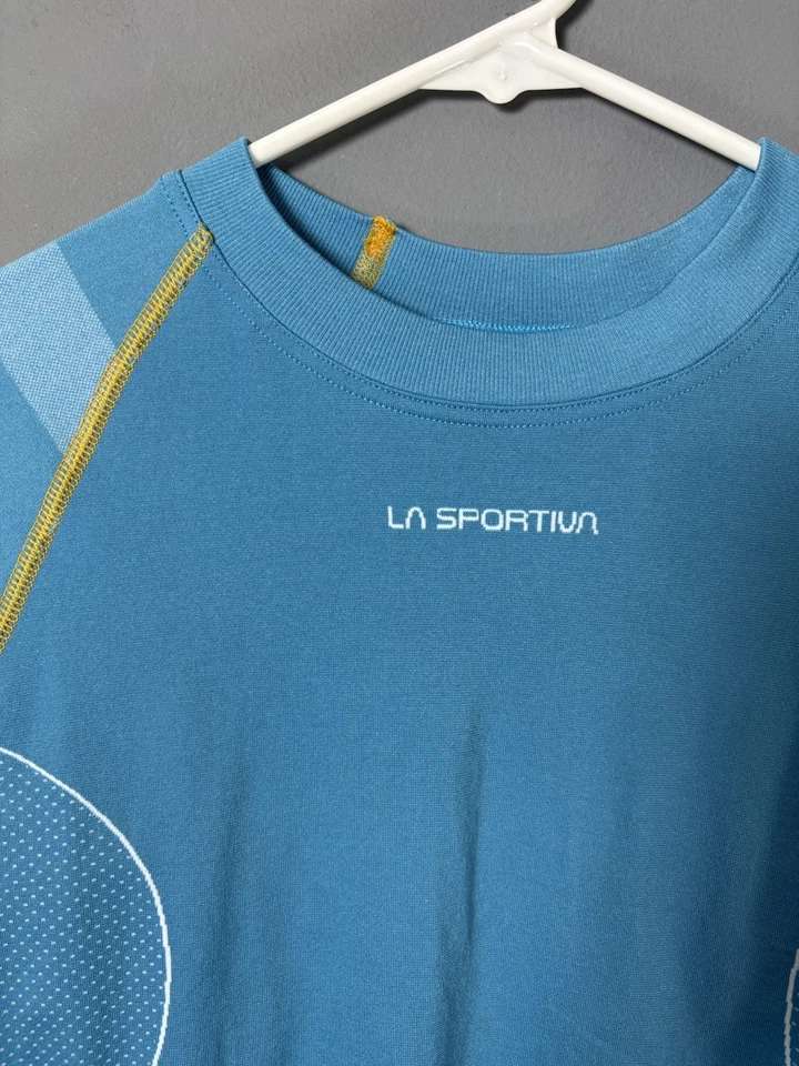 Camisa atlética LA SPORTIVA feminina M Neptune 2.0 manga longa azul - Imagem 2 de 4