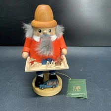 Erzgebirge German Nutcracker Toy Salesman 8” Original Richard Glaesser Seiffen