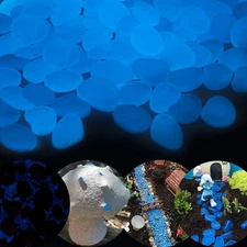 GLOCARNIVAL Glow in The Dark stars-826pcs and Glow stones-300pcs