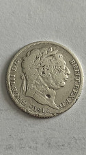 1816 Sixpence - George III British Silver Coin -