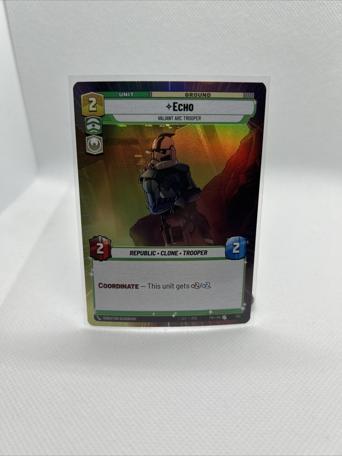 Echo Hyperspace Foil Star Wars Unlimited 362 Twilight of the Republic