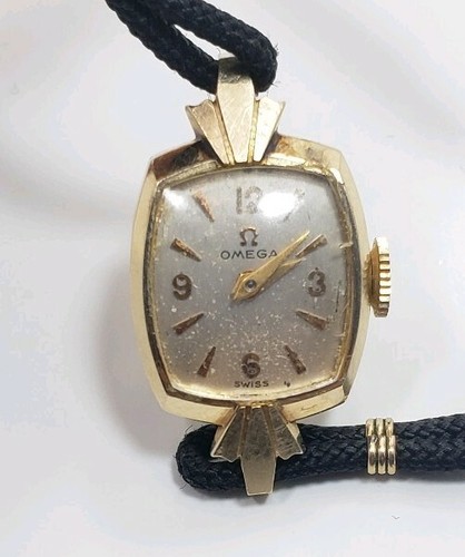 BELLISSIMO VINTAGE metà del secolo 14k Oro Giallo OMEGA Orologio da polso  Donna | eBay