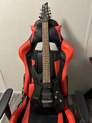 Schecter Blackjack A-7 Diamond Series Gloss Black 7-String Electric Guiter