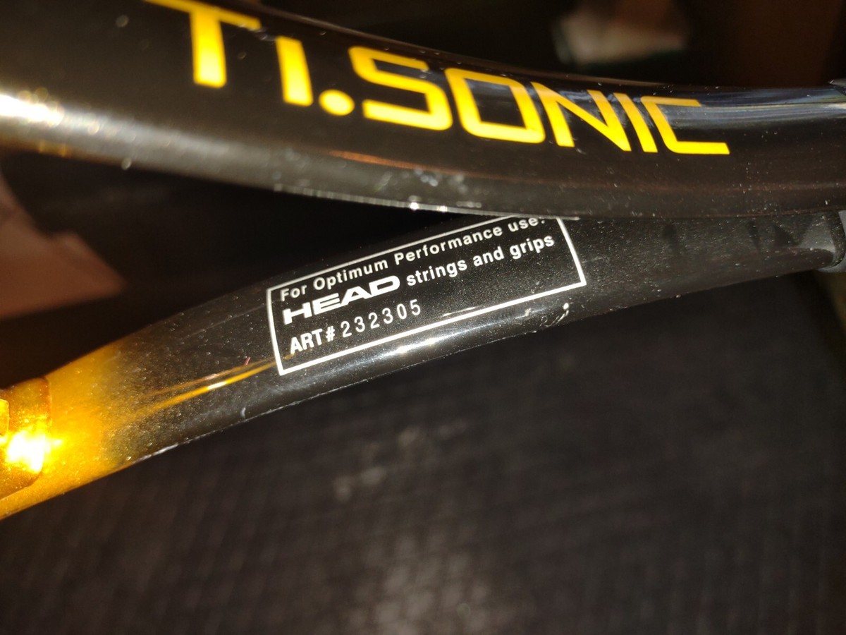 Raquette De Tennis Head TI.Sonic - Titanium, Manche 4 3/8, Grand Tamis - Occasion