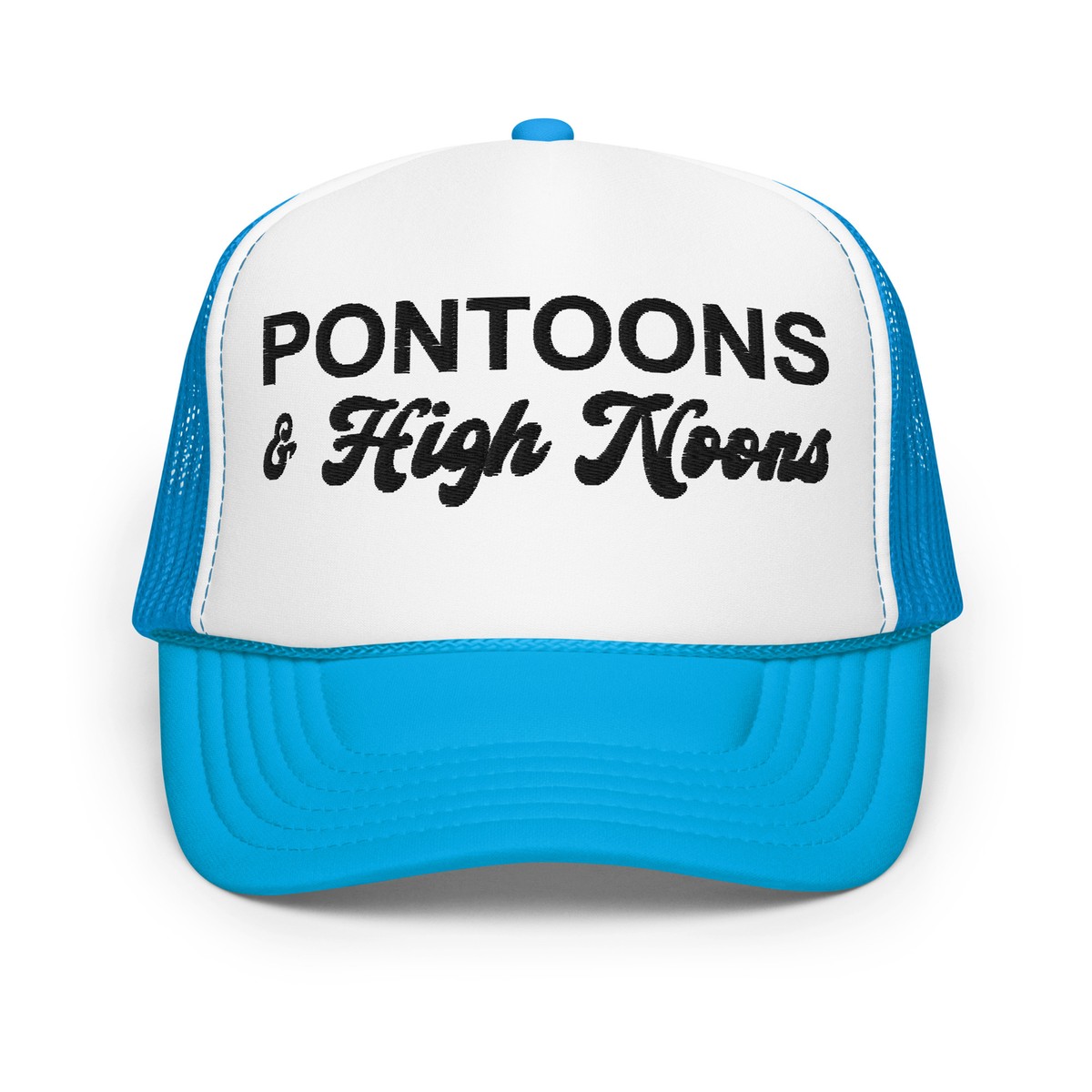 Pontoons & High Noons Hat (Embroidered Foam trucker hat) | eBay display picture 2