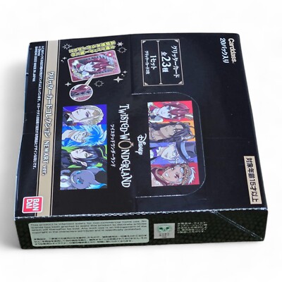 Bandai Disney Twisted Wonderland Glitter Card Collection New Art