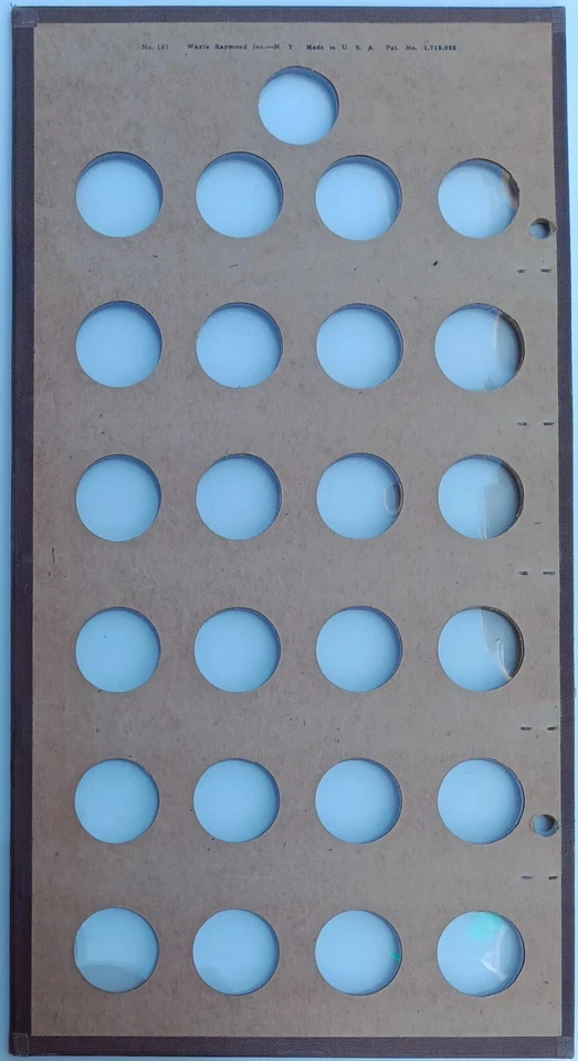 Lote de páginas de álbum de tablero de monedas de centavo grande Wayte Raymond 1793-1814 1816-1838 1839-1857 Foto 3 de 4