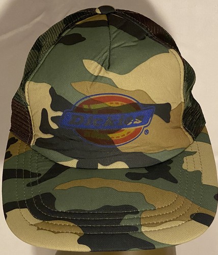 Dickies Trucker Cap Hat Camo | eBay
