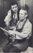 San Diego/Old Globe Theatre/Ed Flanders/Nelson Welch/1963 Shakespeare postcard