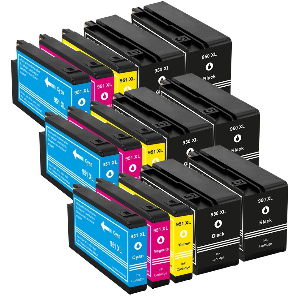 Druckerpatronen Tintenpatronen 15er Set für HP 950 951 XL HP950XL HP951XL - Bild 2 von 4