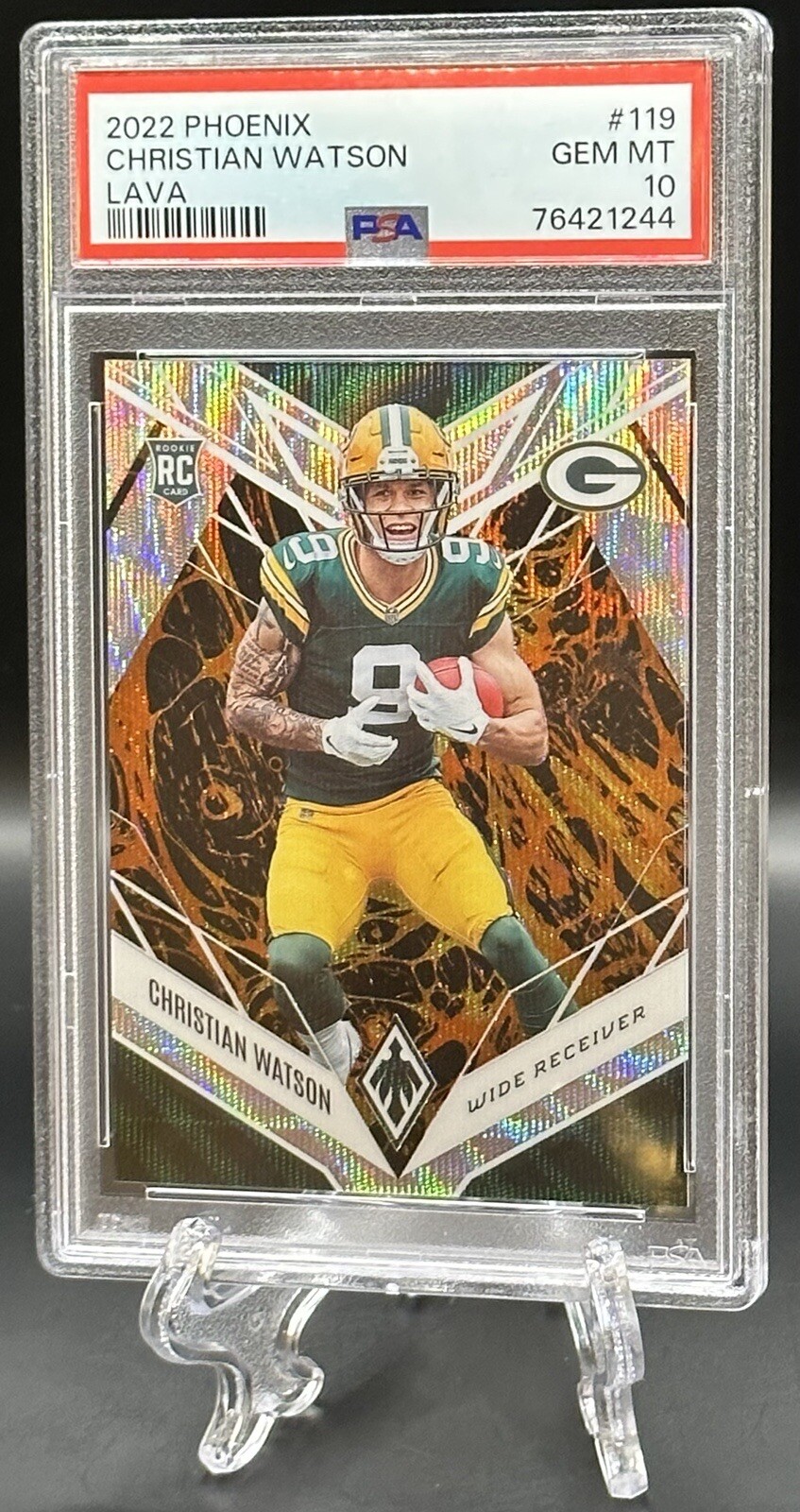 Christian Watson Panini Phoenix #119 Lava
