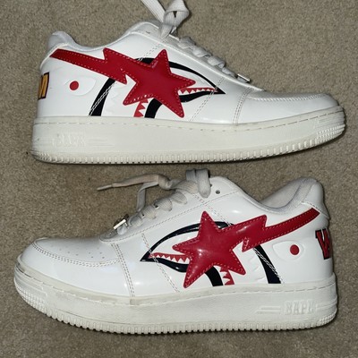 bape white sneakers