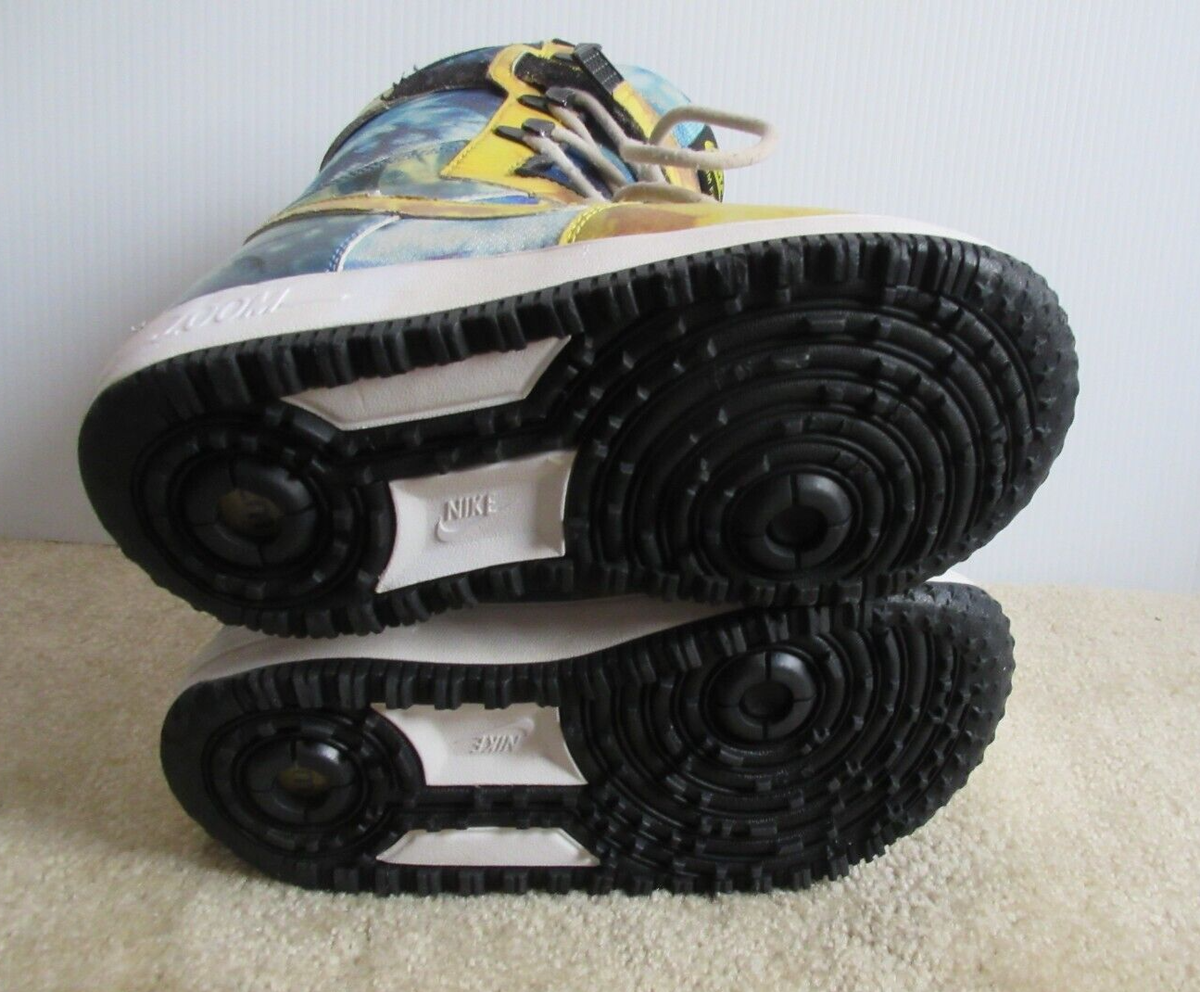 Nike Zoom Force I ZF1 334841-471 Men's Yellow/Blue Snowboard Nike Zoom Force I ZF1 334841-471 Men's Yellow/Blue Snowboard