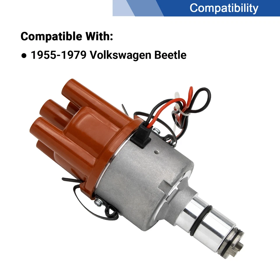 Distributor for 1971-1979 VW Volkswagen Super Beetle Electronic Style 0231178003 - Image 2 of 4