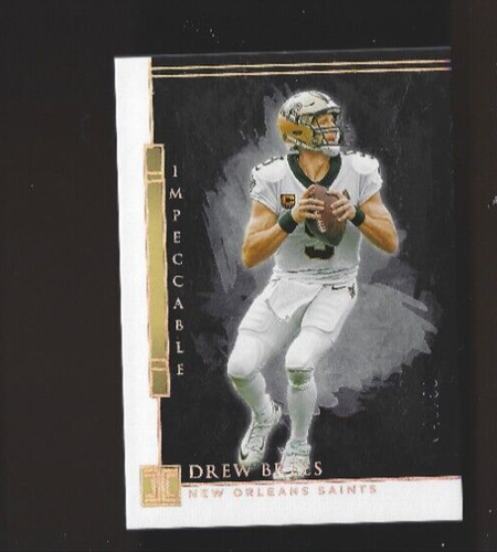 Carte à Collectionner Drew Brees Chronicles /25 - Patch Saints NFL 2020 - Panini