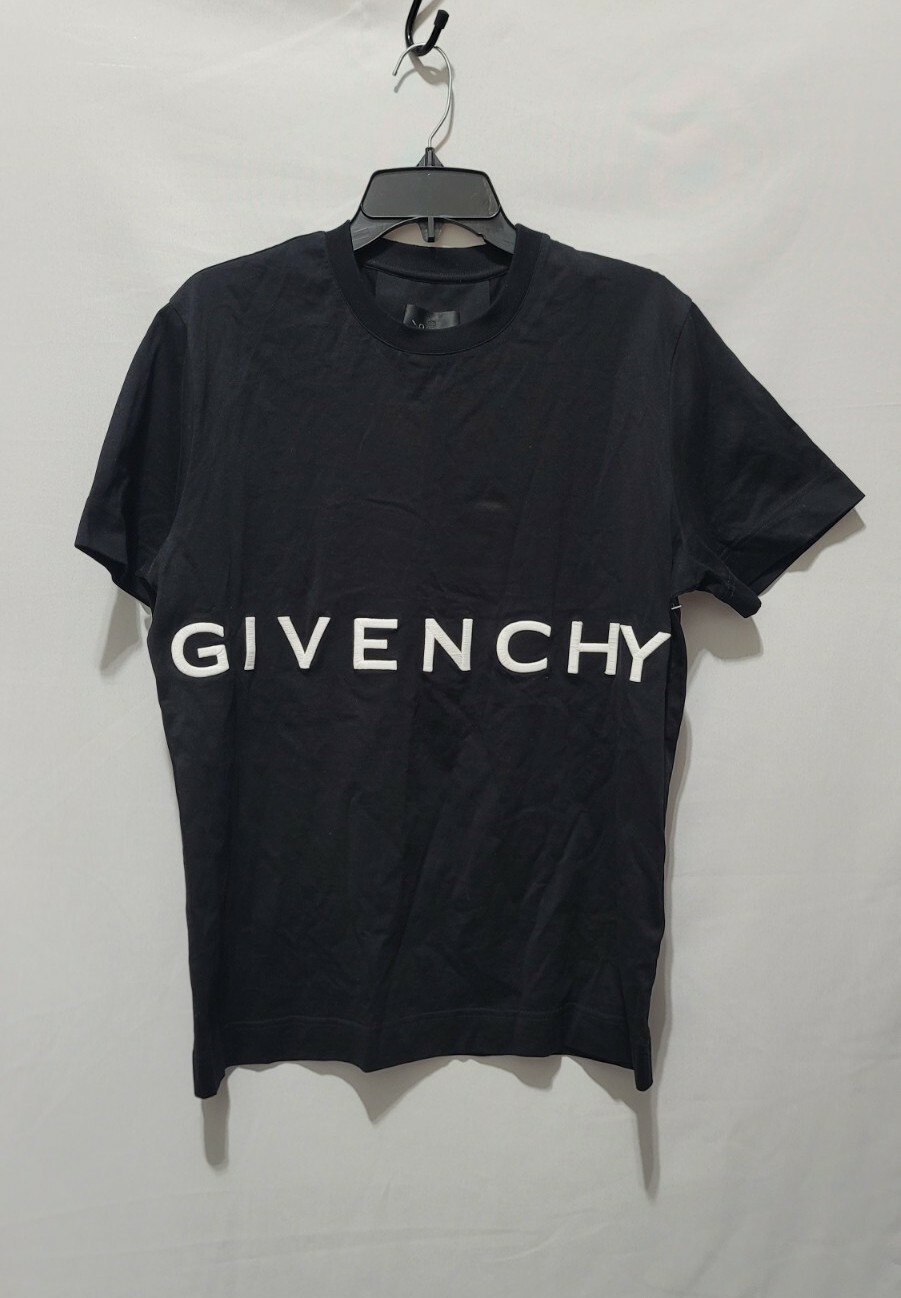 Givenchy Men's Size M Black 4G Logo Print T-shirt $770 image 4