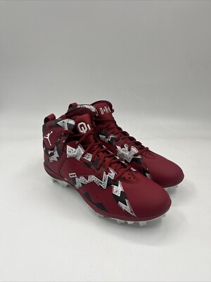 Jordan 7 Force Savage Oklahoma Sooners PE Football Cleats 