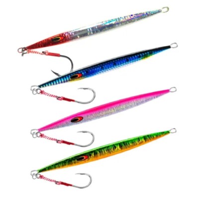PACK x 80g Speed Jigs Vertical Fishing Knife Jig Bottom Fish Rock Cod  Snapper