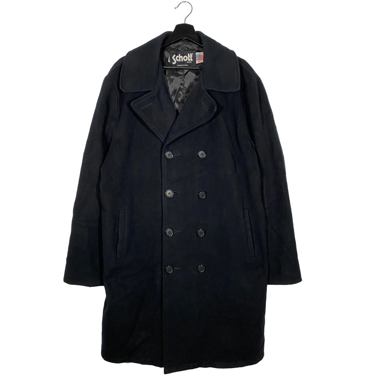 SCHOTT Pea Coat Coats for Men for sale | eBay
