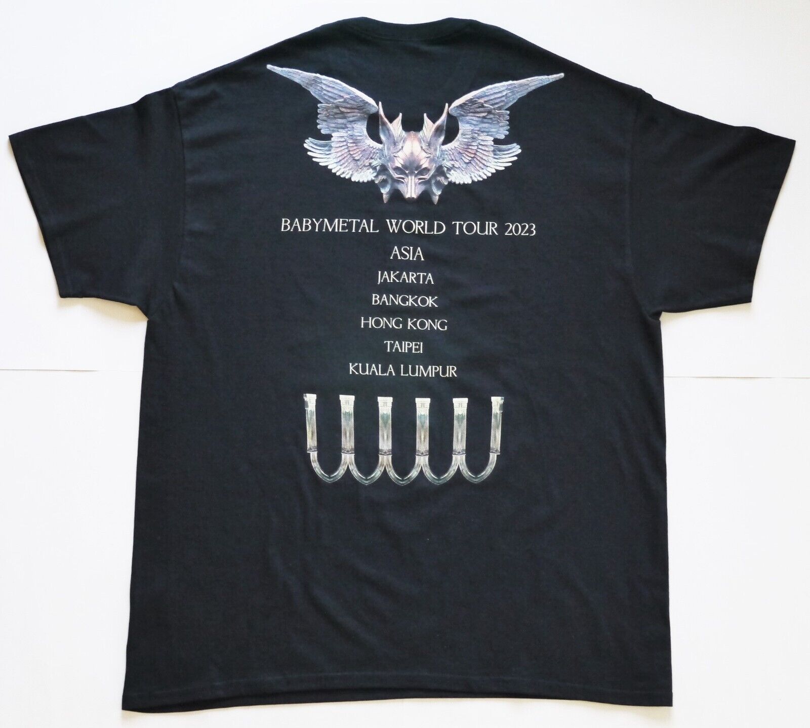 BABYMETAL T-Shirt SIZE XL FOX ARCHWAYS Tee BABYMETAL WORLD TOUR 2023 in  Taipei