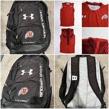 utah utes under armour Team Issued Player Football Travel Bag Backpack # Shirt 