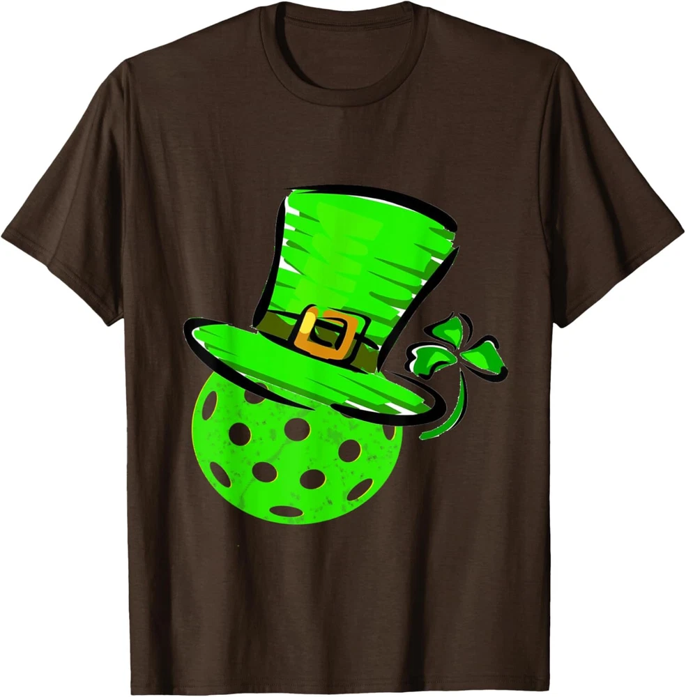 Pickleball St Patricks Day Lucky Irish Pickleball Player T-Shirt Hoodie