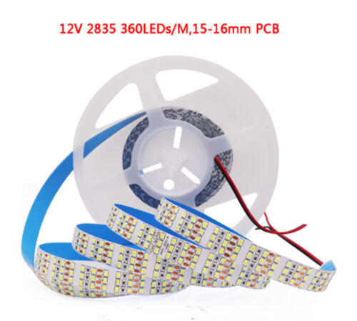 2835 LED Strip DC 12V 24V 5M 60/120/240/480 LEDs/M Light Led Ribbon Rope lights - Picture 13 of 22